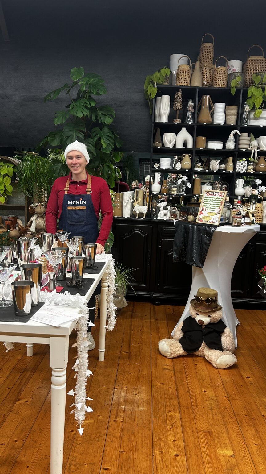 Atelier cocktail guéret noël 2024